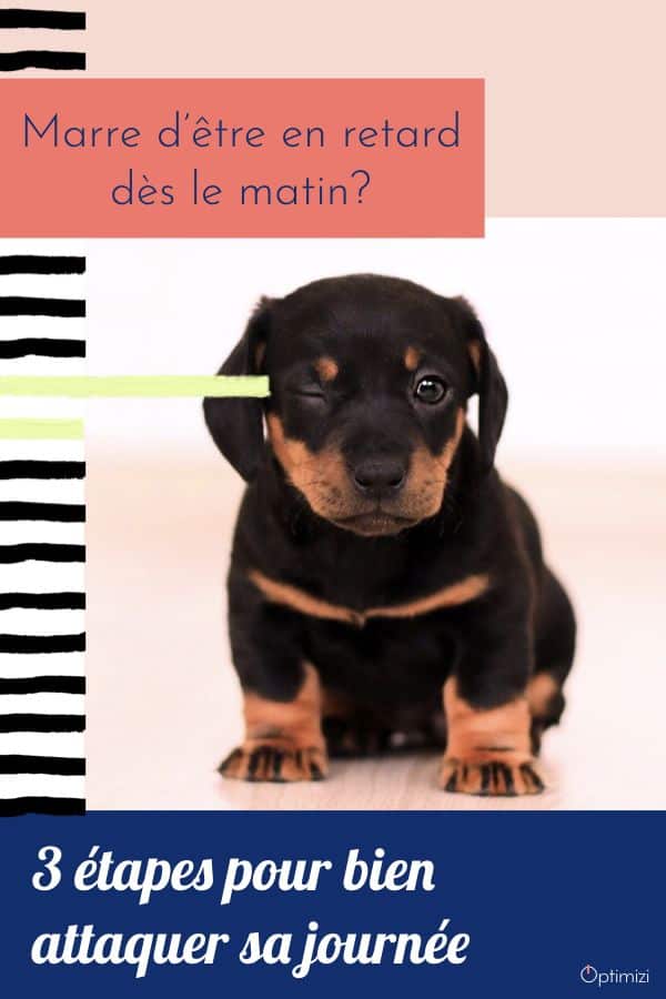 Si vous en avez marre d'être en retard dès le matin, testez vite mes 3 étapes pour vous aider à mettre en place des routines pour gagner du temps. #retard #matin#routines